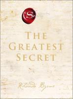 The Greatest Secret. Autor: Rhonda Byrne. SmakLiter.pl Okładka książki The Greatest Secret