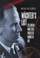 Wchter's list. Autor: Ogórek Magdalena. SmakLiter.pl Okładka książki Wchter's list