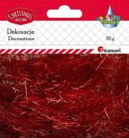 Opakowanie Włos anielski 20g czerwony metaliczny