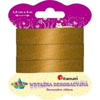 Opakowanie Wstążka metalizowana 15 mm x 4 m złota