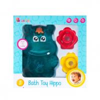 Zabawka do kąpieli Hipcio. Wydawca: BamBam. SmakLiter.pl Opakowanie Zabawka do kąpieli Hipcio