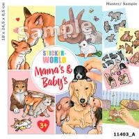 Opakowanie Zestaw z naklejkami Dress Me Up mama& Baby Animal 11403A