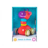 Żyrafka na kółkach. Wydawca: BamBam. SmakLiter.pl Opakowanie Żyrafka na kółkach