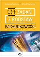 Okładka książki 111 zadań z podstaw rachunkowości