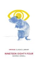 1984. Autor: Orwell George. SmakLiter.pl Okładka książki 1984