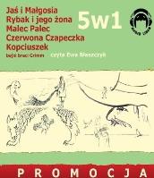 Okładka książki 5w1 Bajki Braci GRIMM Audiobook