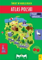 Okładka książki Atlas Polski Świat w naklejkach