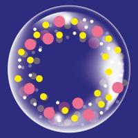 Opakowanie Balon 45cm Kropki 3 TUBAN