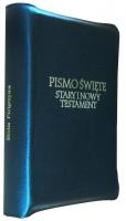 Biblia Pielgrzyma skórzany futerał czarny. Wydawca: Pallottinum. SmakLiter.pl Opakowanie Biblia Pielgrzyma skórzany futerał czarny