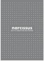 Blok A4/80K Narcisuss kropki szary (6szt). Wydawca: Narcissus. SmakLiter.pl Opakowanie Blok A4/80K Narcisuss kropki szary (6szt)