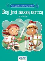 Okładka książki Bóg jest naszą tarczą. List do Efezjan 6. Zagadki i kolorowanki