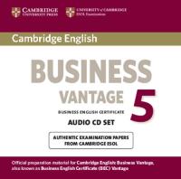 Opakowanie Cambridge English Business 5 Vantage Audio CDs