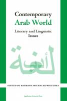 Okładka książki Contemporary Arab World