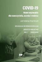 COVID 19. Nowe wyzwanie.. 1 2020/2021. Autor: red. Kinga Kuszak. SmakLiter.pl Okładka książki COVID 19. Nowe wyzwanie.. 1 2020/2021