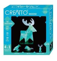 Creatto - Świecący Łoś i Przyjaciele. Wydawca: Piatnik. SmakLiter.pl Opakowanie Creatto - Świecący Łoś i Przyjaciele