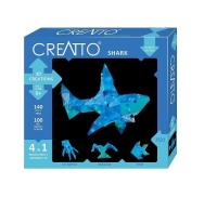 Creatto - Świecący Rekin i Wodni Przyjaciele. Wydawca: Piatnik. SmakLiter.pl Opakowanie Creatto - Świecący Rekin i Wodni Przyjaciele