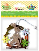 Opakowanie Drewniana zawieszka królik 82x78mm