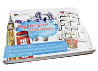 Egzamin ósmoklasisty z języka ang. w krzyżówkach. Autor: Dwornik Paweł. SmakLiter.pl Okładka książki Egzamin ósmoklasisty z języka ang. w krzyżówkach