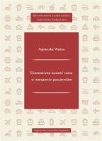 Ekonomiczna wartość czasu w transporcie... Autor: Agnieszka Ważna. SmakLiter.pl Okładka książki Ekonomiczna wartość czasu w transporcie..