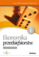 Ekonomika przedsiębiorstw cz.1 ćw DIFIN. Autor: Janina Mierzejewska-Majcherek. SmakLiter.pl Okładka książki Ekonomika przedsiębiorstw cz.1 ćw DIFIN