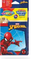 Opakowanie Farby Colorino Kids tempera w tubach 12 kolorów 12 ml Spiderman