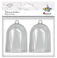 Opakowanie Formy plastikowe zakręcane klosze 2szt