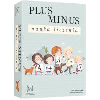 Gra - Plus minus. Nauka liczenia. Autor: Marcin Dudek. SmakLiter.pl Okładka książki Gra - Plus minus. Nauka liczenia