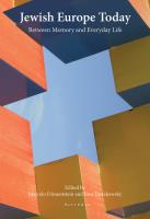 Jewish Europe Today Between memory and everyday life. Autor: Dimentstein Marcelo, Tartakowsky Ewa. SmakLiter.pl Okładka książki Jewish Europe Today Between memory and everyday life