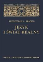 Język i świat realny. Autor: Krąpiec A. Mieczysław. SmakLiter.pl Okładka książki Język i świat realny