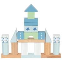 Opakowanie Klocki drewniane zestaw 50 sztuk Lifestyle Aqua