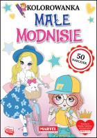 Okładka książki Kolorowanka z naklejkami. Małe Modnisie