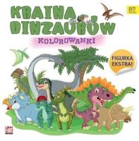 Kraina dinozaurów. Kolorowanki. Fakt kolorowanki. Autor: praca zbiorowa. SmakLiter.pl Okładka książki Kraina dinozaurów. Kolorowanki. Fakt kolorowanki