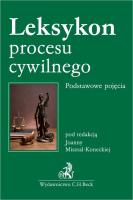 Okładka książki Leksykon procesu cywilnego Podstawowe pojęcia