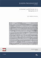 Litaniae Lauretanae in G. Requiem in F. Autor: Joseph Bolehovsky. SmakLiter.pl Okładka książki Litaniae Lauretanae in G. Requiem in F