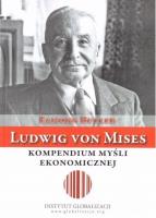 Ludwig von Mises - kompendium myśli ekonomicznej. Autor: Eamonn Butler. SmakLiter.pl Okładka książki Ludwig von Mises - kompendium myśli ekonomicznej