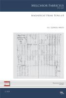 Okładka książki Magnificat primi toni a 8. Fabricius