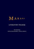 Okładka książki Marani literatury polskiej