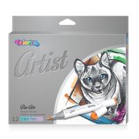 Opakowanie Markery do szkicowania Colorino Kids artist pastel 12 kolorów
