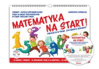 Matematyka na start! Publikacja A3 z płytą w.2017. Autor: Agnieszka Kornacka. SmakLiter.pl Okładka książki Matematyka na start! Publikacja A3 z płytą w.2017
