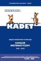 Matematyka z wesołym kangurem kategoria Kadet 2020. Autor: wielu autorów. SmakLiter.pl Okładka książki Matematyka z wesołym kangurem kategoria Kadet 2020