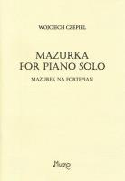 Mazurek na fortepian solo. Autor: Wojciech Czepiel. SmakLiter.pl Okładka książki Mazurek na fortepian solo