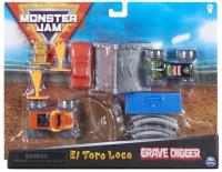 Opakowanie Monster Jam 1:70: Wyczynowy zestaw