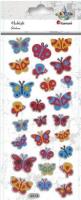Opakowanie Naklejki wypukłe miękkie motyle 26szt
