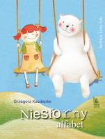 Niesforny alfabet. Autor: Grzegorz Kasdepke. SmakLiter.pl Okładka książki Niesforny alfabet