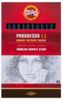 Olówek Progresso 9B (12szt). Wydawca: Koh-I-Noor. SmakLiter.pl Opakowanie Olówek Progresso 9B (12szt)