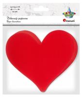 Opakowanie Papierowe serca czerwone 152x134 mm 12 szt
