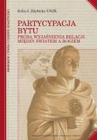 Partycypacja bytu TW. Autor: Zofia J. Zdybicka USJK. SmakLiter.pl Okładka książki Partycypacja bytu TW