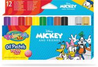 Opakowanie Pastele olejne Colorino Kids trójkątne 12 kolorów Mickey