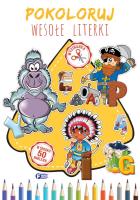 Okładka książki Pokoloruj Wesołe Literki