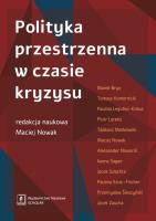 Okładka książki Polityka przestrzenna w czasie kryzysu